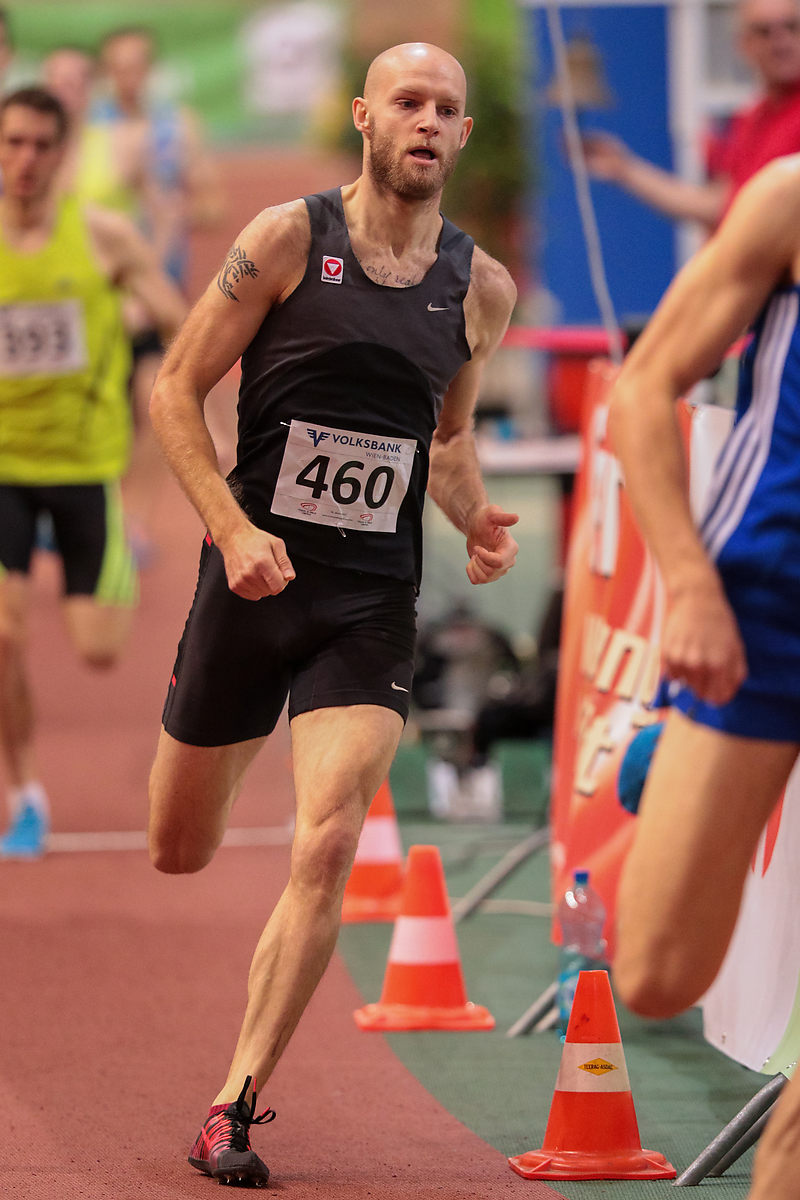 Andreas Rapatz mit 800m Hallen EM-Limit (1:47,72) beim Indoor Track&Field Vienna am 31.01.2015